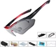 Очки спортивные RockBros Polarized UV400 5 линз велосипедные Черно-красные (PH050412) - изображение 8