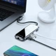 USB-Хаб Baseus Multi-functional (Type-C to 3xUSB3.0+HD4K+RJ45+PD) - изображение 3