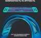 Навушники Logitech Lightspeed Wireless RGB Gaming Headset G733 Blue (981-000943) - зображення 2