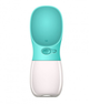 Портативна поїлка SUNROZ Dog Bottle прогулянкова пляшка для собак 350 мл Синій (SUN0860) - зображення 1
