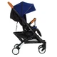 Детская коляска Bene Baby D200 Прогулочная синяя на черной раме - изображение 2
