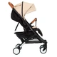 Детская коляска Bene Baby D200 Прогулочная бежевая на чёрной раме - изображение 2