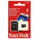 Карта памяти microSD SanDisk 8Gb Class 10 / SD adapter - изображение 2