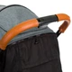 Детская коляска Bene Baby D200 Прогулочная серая на чёрной раме - изображение 7