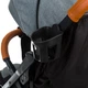 Детская коляска Bene Baby D200 Прогулочная серая на чёрной раме - изображение 8