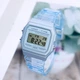 Женские наручные часы CASIO F-91WS-2 Голубой\прозрачный - изображение 1