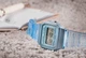 Женские наручные часы CASIO F-91WS-2 Голубой\прозрачный - изображение 9