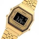 Женские наручные часы CASIO LA680WGA-9B Желтое золото\черный экран - изображение 5