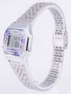 Жіночий наручний годинник CASIO LA680WA-2C Срібло\квіти на батарейці - зображення 7
