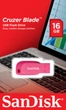 Flash SanDisk USB 2.0 Cruzer Blade 16Gb Pink - изображение 2