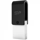 Flash SiliconPower USB 2.0 Mobile X21 MicroUSB OTG 32Gb Black metal - изображение 3