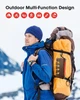 DJROLL Solar Power Bank 24000mAh, портативний сонячний зарядний пристрій із бездротовою зарядкою Qi для смартфона. Колір: Червоний - зображення 6