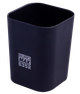 Стакан пластиковый Buromax Rubber Touch для письменных принадлежностей черный (BM.6352-01) - изображение 1
