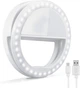 Кільцева лампа для селфі Selfie Ring Light (LED лампа) універсальна світлодіодна з акумулятором White - зображення 1