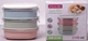 Ланч-бокс Kamille Food Box 3 емкости по 700мл, 20х14.5х18.5см - изображение 4