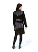 Женский тренч плащ из натуральной кожи Epica Z-065 L черный - изображение 8