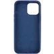 Чехол Silicone Case Full Protective (AA) для Apple iPhone 13 Pro (6.1") Синий / Deep navy Без бренда - изображение 4