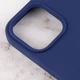 Чехол Silicone Case Full Protective (AA) для Apple iPhone 13 Pro (6.1") Синий / Deep navy Без бренда - изображение 6