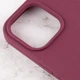 Чохол Silicone Case Full Protective (AA) Apple iPhone 13 Pro (6.1") Бордовий / Plum Без бренду - зображення 4