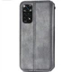 Шкіряний чохол книжка GETMAN Cubic (PU) для Xiaomi Redmi Note 11 (Global) / Note 11S Сірий - зображення 2