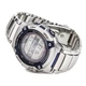 Наручные часы на солнечной батарее Casio W-S210HD-1AVDF Серебристые с темно-синим - изображение 3
