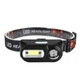 Ліхтар налобний BL-1804A, ЗУ micro USB, 1x18650 датчик руху - зображення 1