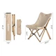 Кресло складное Naturehike Moon Beach MW01 NH19Y001-Z, 600D Oxford/алюминий, бежевый - изображение 5