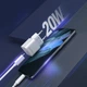 Мережевий зарядний пристрій Choetech PD5010 UCB-C PD3.0 20 Вт Білий - зображення 3