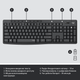 Комплект бездротовий Logitech MK295 Silent Wireless Graphite (920-009807) - зображення 6