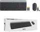 Комплект бездротовий Logitech Wireless Slim Combo MK470 Graphite (920-009206) - зображення 10