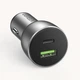 Автомобильное зарядное устройство UGREEN CD213 USB-A/USB-C 52.5W PD3.0 QC 3.0 Grey (60980) - изображение 2