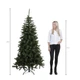Ялина штучна Triumph Tree FOREST FROSTED LED SLIM GREEN 256L - H215xD117 см. (387687-EDL) - изображение 2