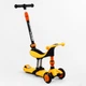 Самокат-велобег 3в1 трехколесный Best Scooter, колеса PU со светом, амортизаторы, родительская ручка. Orange (105657) - изображение 1