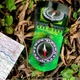 Складаний компас AceCamp Folding Map Compass With Mirror рідинний зі шнурком (3109) - зображення 2