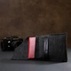 Женский кожаный стильный кошелек GRANDE PELLE Leather Wallet 11365 Красный - изображение 9