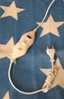 Теплая электропростынь с подогревом Electric Blanket 150х170см в звездочку голубая (00005645) - изображение 3