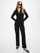 Комбинезон женский Mango Mondi 37065962-99 XS Черный (8445791298892) - изображение 1