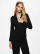 Комбинезон женский Mango Mondi 37065962-99 XS Черный (8445791298892) - изображение 3
