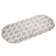 Серветка XOPC-M овальна з серебритсым візерунком 40х83см (522-116-BS) 6шт. - зображення 1
