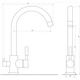 Кухонный смеситель Globus с подключением к фильтру (Globus Lux GLLR-0333-11-GRAPHITE) - изображение 7