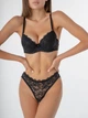 Комплект Moor Moor Pamela 2089 Бюстгальтер Push-Up и трусики слип Черный 85C/XL (19605) - изображение 1