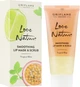 Oriflame Love Nature Smoothing Lip Mask & Scrub Цукрова маска-скраб для губ 2 в 1 з м'ятою та лаймом 15ml (847437-19846) - зображення 1