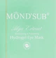 Mond'Sub Alga Extract Hydrogel Eye Mask Гідрогелеві патчі для очей з колагеном та екстрактом водоростей 60шт (816883-6874) - зображення 1