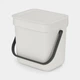 Ведро для мусора Brabantia Sort & Go 3 л Light Grey (213229) - изображение 1