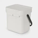 Ведро для мусора Brabantia Sort & Go 3 л Light Grey (213229) - изображение 5