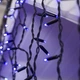 Гирлянда-бахрома Xmas уличная 7404 LED 150 3.3Line Short curtain W-2 10х1.5м с соединителем синяя - изображение 4