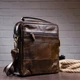 Сумка мужская Vintage 14764 Коричневая - изображение 11