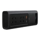 Перетворювач напруги автомобільний BASEUS CRNBQ-A01 150W, 2Sockets, 1USB-1Type-C, чорний - зображення 2