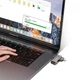 Флешка USAMS US-ZB202 Type-C OTG USB3.0 256GB, серая - изображение 3