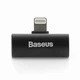 Перехідник BASEUS Lightning-2Lightnig L46 2А чорний - зображення 3
